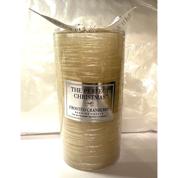The Perfect Christmas Candle Frosted Cranberry Scented 6” Burns 85 Hours SEALED - Picture 1 of 7